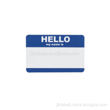 Self adhesive name tags,my name is sticker, 3.5" x 2.25" per label, 2 labels per sheet